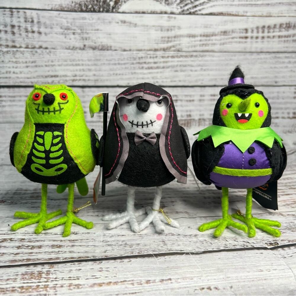 Hide and EEK Target Halloween Felted Birds X Ray Hoodie Spellma Featherly Friend